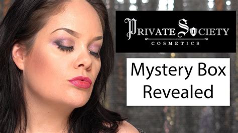 Private Society Cosmetics Mystery Box Unboxing January 2020 Youtube