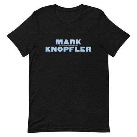 Mark Knopfler The Studio Albums T Shirt Black Mark Knopfler Shop
