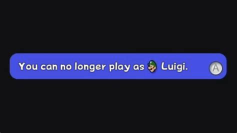 You Can No Longer Play As Luigi Super Mario Know Your Meme
