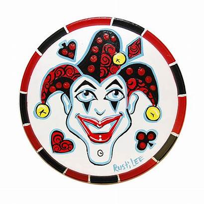 Joker Poker Card Chip Round Cards Wall