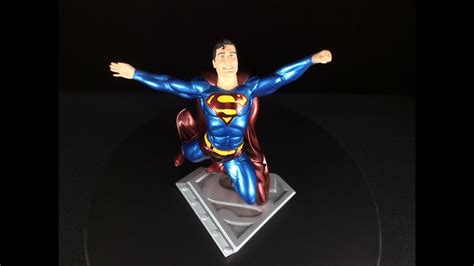 Superman By Gary Frank Man Of Steel Statue Review Youtube