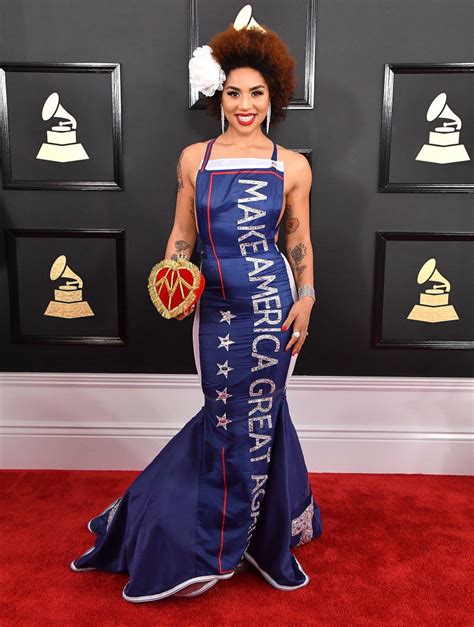 Who Is Joy Villa The Woman Who Wore The Pro Life Dress To The 2018 Grammys Hellogiggles