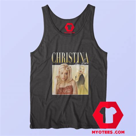 Vintage Christina Aguilera Singer Graphic Tank Top