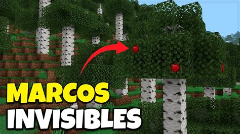 Como Tener Un Marco Invisible En Minecraft Bedrock Youtube