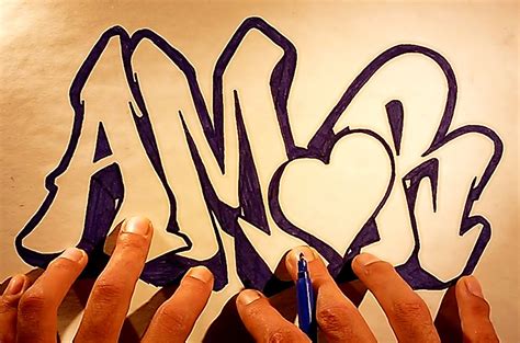 Imágenes De Graffitis De Amor A Lápiz Arte Con Graffiti