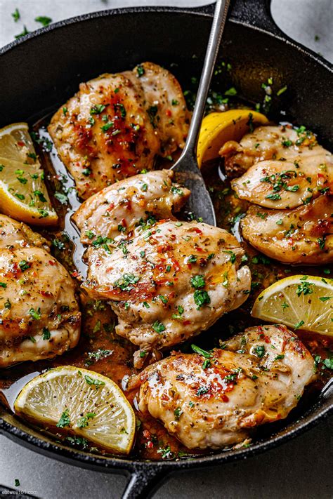 All Time Best Baked Lemon Chicken Thighs Easy Recipes To Make At Home