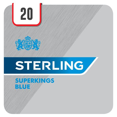 Sterling Superkings Blue 20 Cigarettes Bb Foodservice