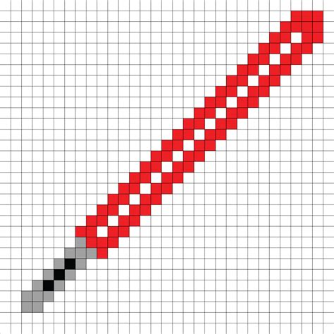 Lightsaber Rood Pixelsticker