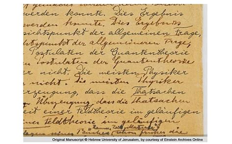 Write Like A Genius With Albert Einsteins Handwriting Font