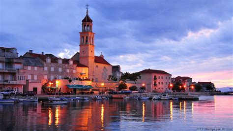 Dear travelers, croatia welcomes you. Croácia. Baixe paisagens urbanas smartphone. Água ...