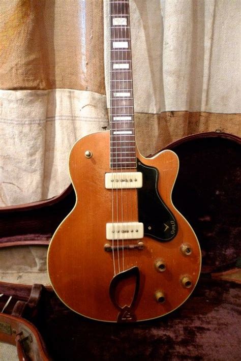 1960 Guild M 75 Aristocrat Natural Blond Guitars Electric Solid Body