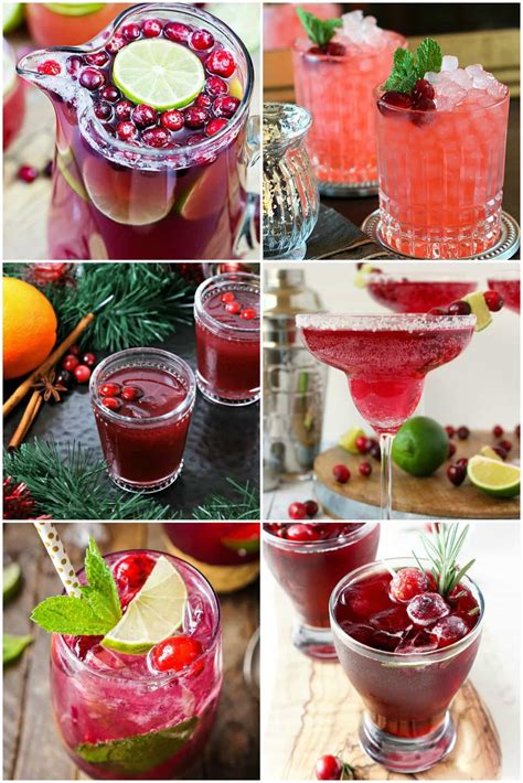 Bring santa into your cocktail party with this festive and aesthetically pleasing drink. 25 Cranberry Cocktails for Your Holiday Party ⋆ Real Housemoms