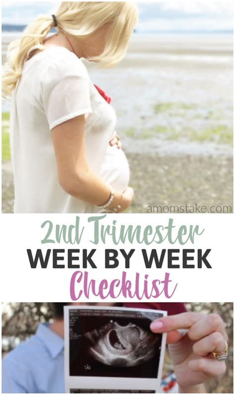 Pregnancy Checklist Your 2nd Trimester A Moms Take