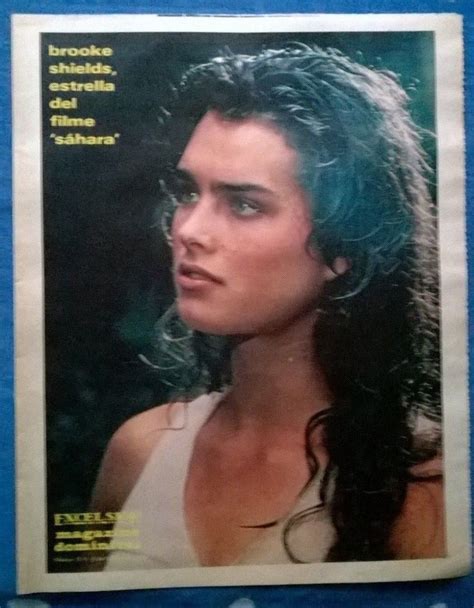 Brooke Shields In A Still From Sahara Covers Excelsior Magazines