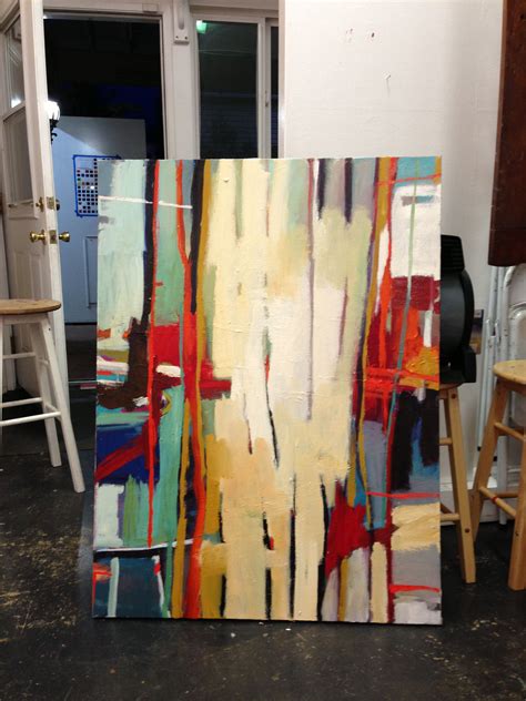 Abstract Oil Painting In Progress Oil Painting Abstract Abstract