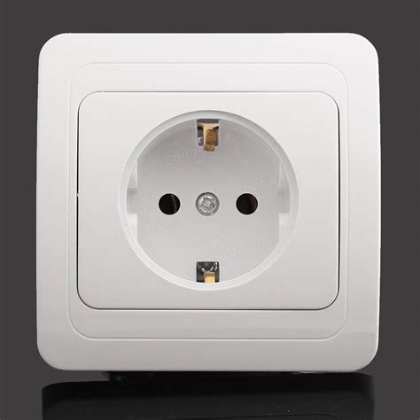 16a Eu Wall Socket European German Standard Power Outlet Single Plug Ebay