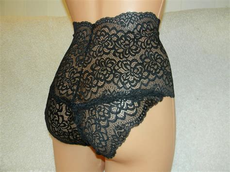 lacehigh waist lingerieplus size pantieshandmade etsy