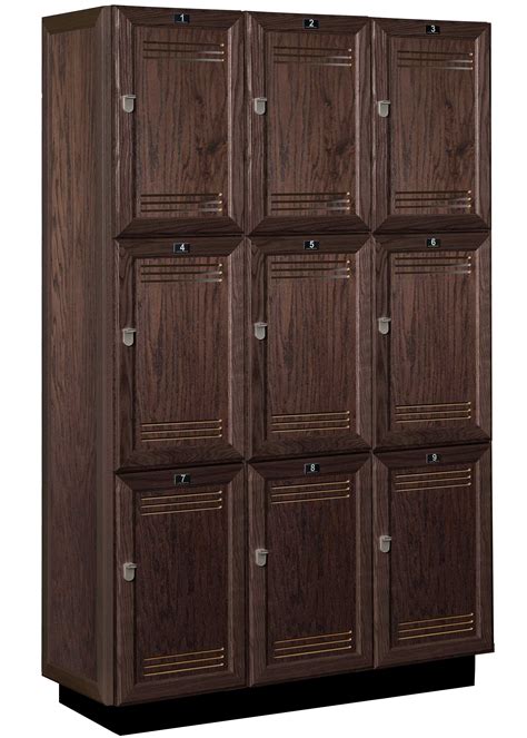 Vented Wood Club Lockers By All Wood Lockers