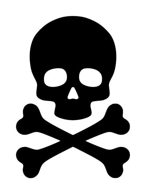 Skull And Crossbones Vinyl Decal Sticker Deaths Head Skeleton