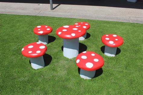 Mushroom Setting Nature Play Playground Equipment Outdoor Playground