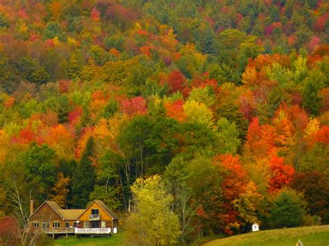 Vermont Is The Queen Of Fall Colors Hd Wallpaper