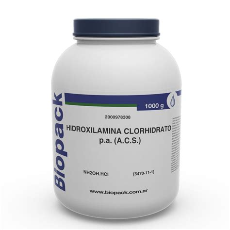 Hidroxilamina Clorhidrato Pa Acs X 1000 G Biopack Marbe Sa