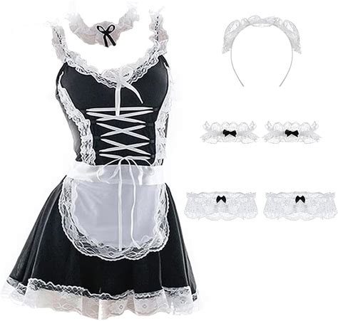 Buy Womens Sexy French Maid Costume Anime Cosplay Lingerie Outfits