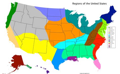 18 Regions Of The United States Suggestionscorrections Welcomed Oc
