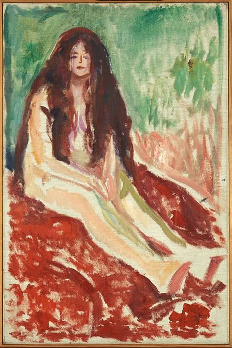 Seated Nude Edvard Munch Artwork On USEUM