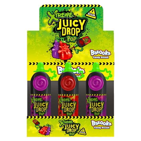 Juicy Drop Pop Xtrem Sour Boîte De 12