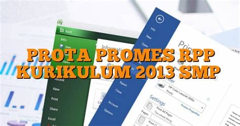 Prota ventures uses 1 email formats: Format Prota dan Promes Kurikulum 2013 SMP/ MTs Kelas 7,8 ...