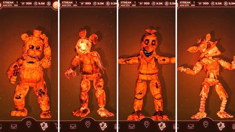FNAF AR Scorching Withered Animatronics Jumpscare Workshop Animations