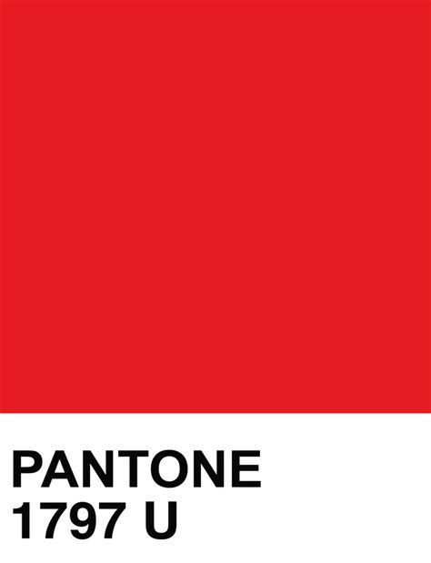Pantone N1797 C Pantone Color Pantone Color Swatches