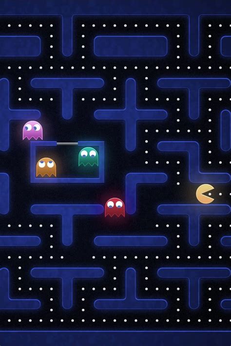 Pac Man 80s Video Game Atari Nintendo Art