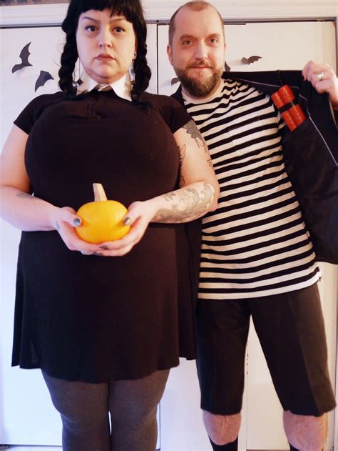 Plus Size Wednesday And Pugsley Addams Costumes Many Others All Black
