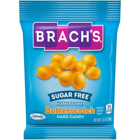 Brachs Sugar Free Butterscotch Hard Candy Bag 35 Oz 10 Count