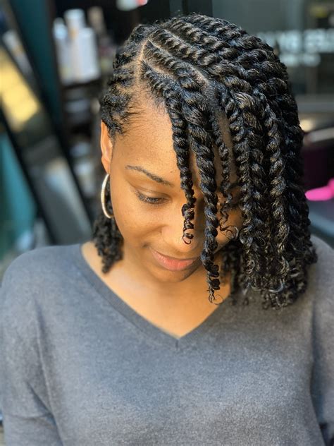 Super Cute Two Strand Twist Protective Hairstyles For Natural Hair