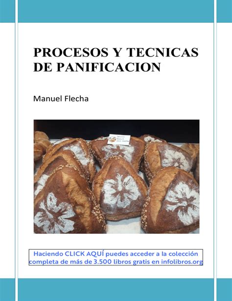 01 Procesos Y Técnicas De Panificación Autor Manuel Flecha