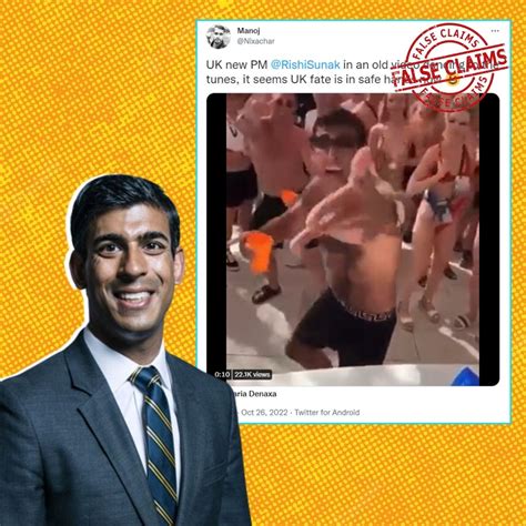 Old Video Of Rishi Sunak S Doppelganger Dancing At A Beach Goes Viral