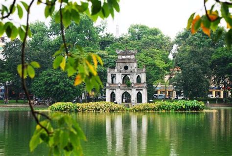 Hoan Kiem Lake Hanoi Hoan Kiem Lake Hanoi Vietnam Life Featured