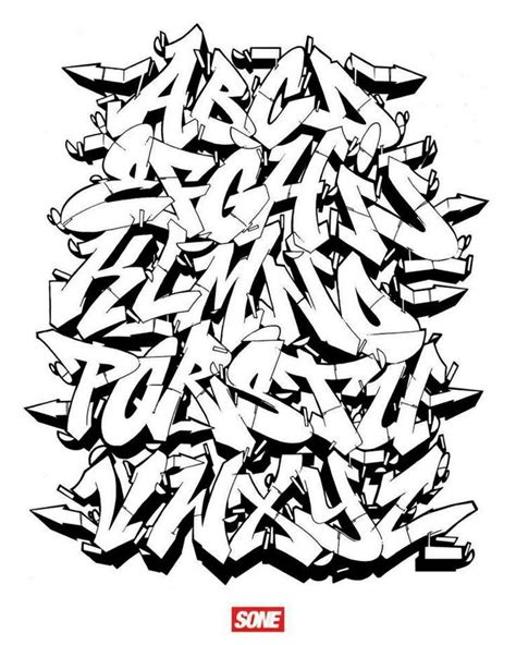 Graffiti Alphabet Wildstyle 9c2 In 2023 Graffiti Wildstyle Graffiti