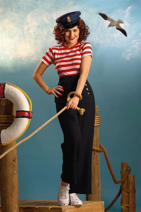 Pin Up Sailor Lady Photograph By Glenn Specht Fine Art America