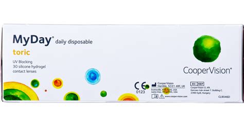 CooperVision MyDay Daily Disposable Toric 30 Pack Pris