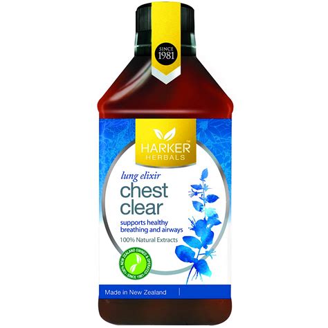 Harker Herbals Chest Clear 500ml Vitamins Nz Vitamins Minerals And