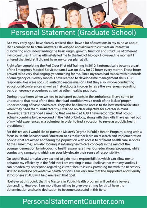 How To Write A 500 Word Personal Statement