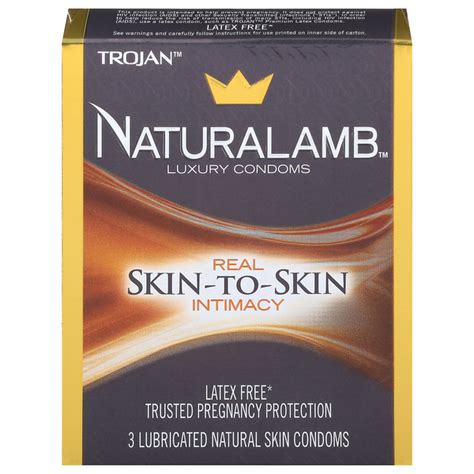 Save On Naturalamb Luxury Natural Lamb Skin Non Latex Condoms Lubricated Order Online Delivery