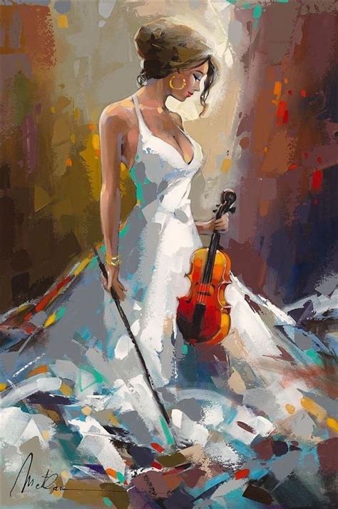 1001 Acrylic Painting Ideas To Fill Your Spare Time With Violin Art