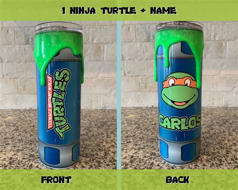 Home Living Drink Barware Mutant Ninja Turtles Inspired Custom