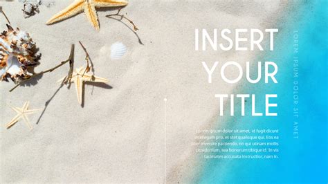 Summer Beach Presentation Powerpoint Templates Design