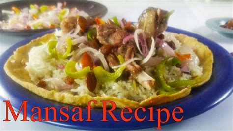 Mansaf Recipe Jordanian Mansaf Recipe In Urdu Lamb Recipe Mansaf By Chef
